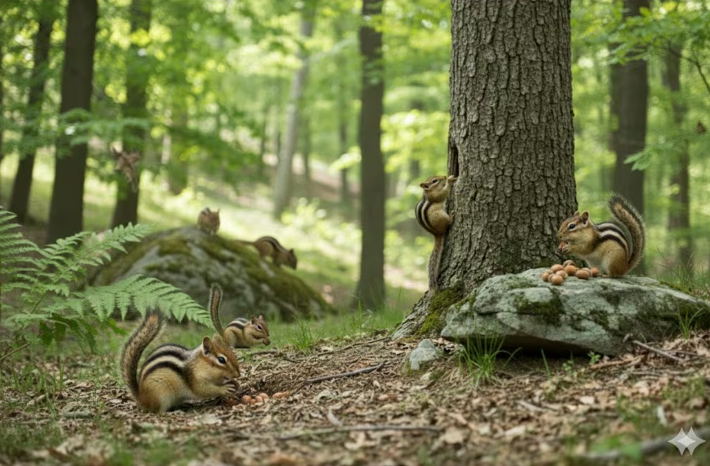 다람쥐가 땅속에 숨긴 도토리, 참나무 숲 된대요!