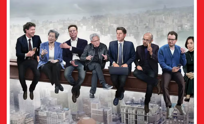 사진 속 AI 주역들, 왜 하늘 위에 앉아 있을까?