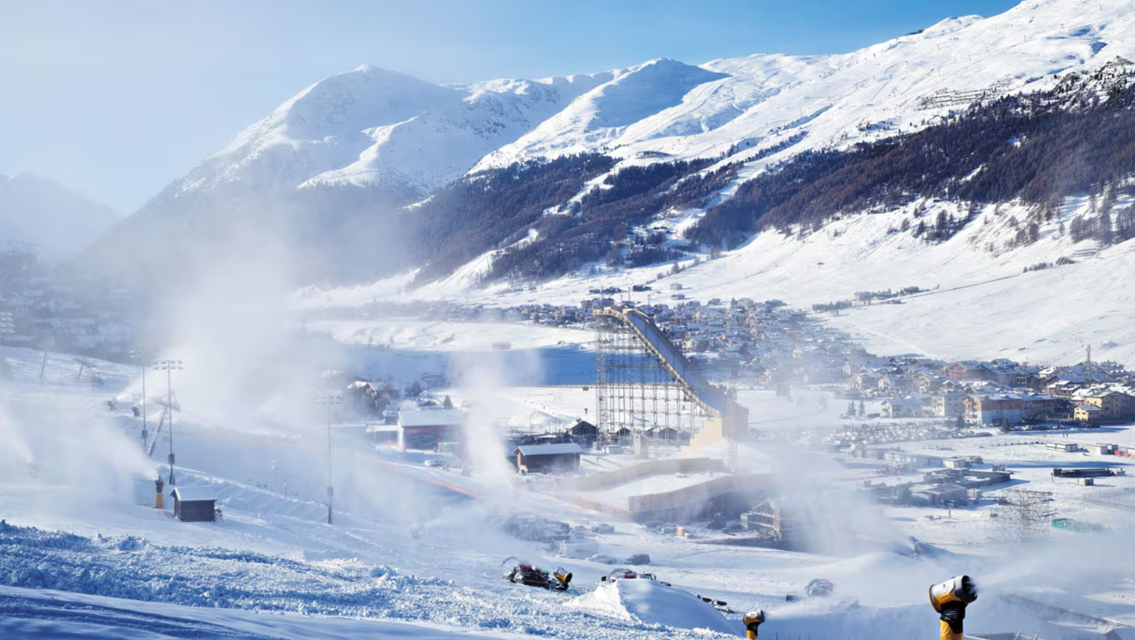 밀라노 올림픽 스키장, 25도에도 녹지 않는 눈으로 채운대요
